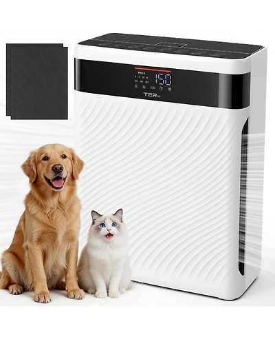Air Purifier for Home with Pets, H13 Hepa and Washable Filter, Quiet Air Cleaner