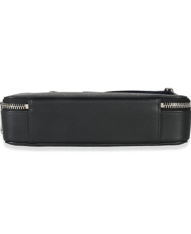 Pre-Owned Gucci Black Gg Supreme Canvas Web Small Crossbody Bag