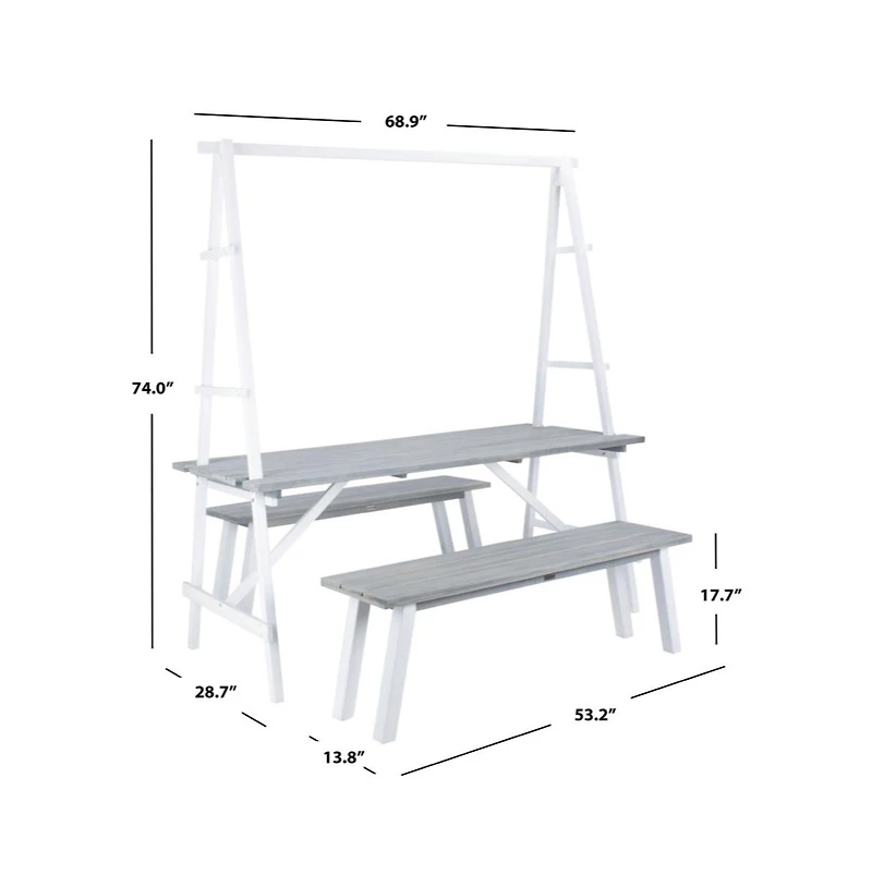 Willamy 3 Pc Outdoor Dining Set