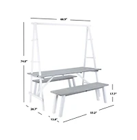Willamy 3 Pc Outdoor Dining Set
