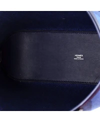 Pre-Owned Hermes Cabas H en Biais Tote Canvas with Leather