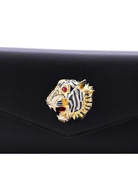 Pre-Owned Gucci Rajah Broadway Clutch Leather