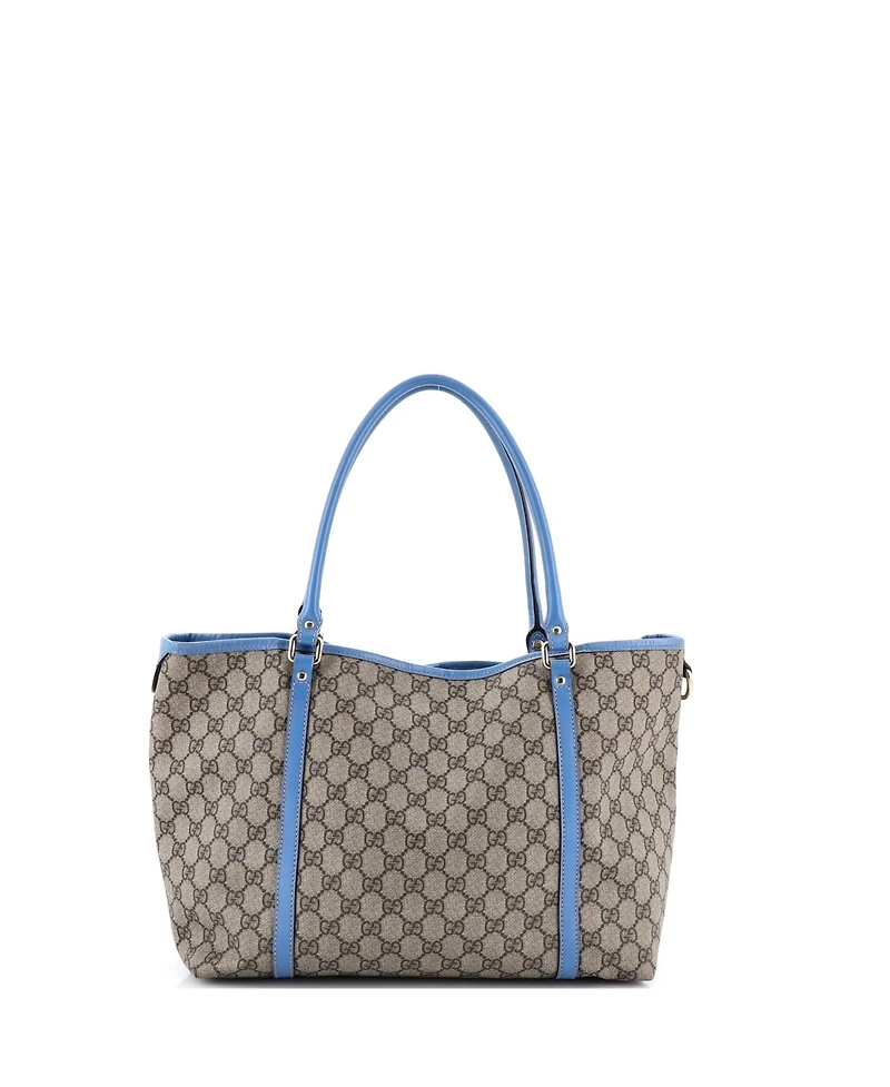 Pre-Owned Gucci Medium Joy Tote Gg Coated Canvas with Leather