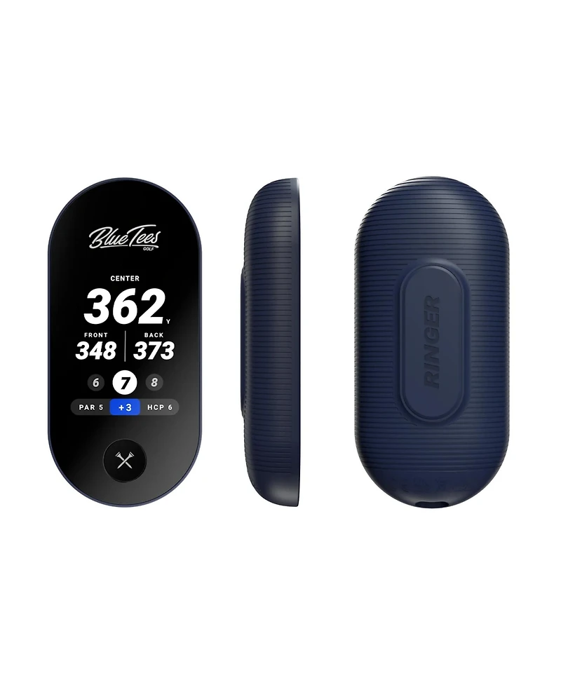 Blue Tees Golf the Ringer Handheld Golf Gps