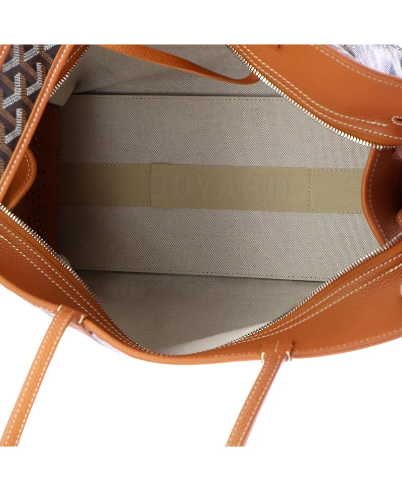 Pre-Owned Goyard Pm Hardy Pet Carrier Coated Canvas