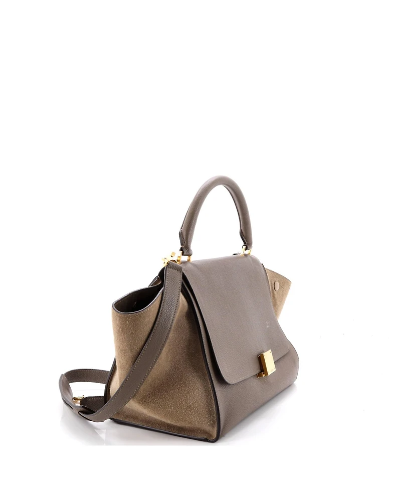 Pre-Owned Celine Small Trapeze Bag Leather