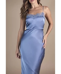 Oasis Women's Satin Maxi Bridesmaid Dress