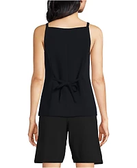 Lands' End Women's Washable Suiting Button Front Vest
