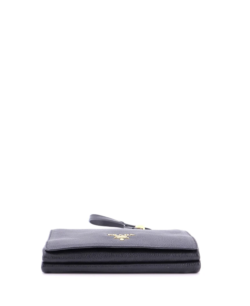 Pre-Owned Prada Medium Flap Crossbody Bag Vitello Daino