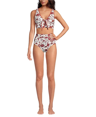 Lands' End Women's Whipstitch Bikini Set
