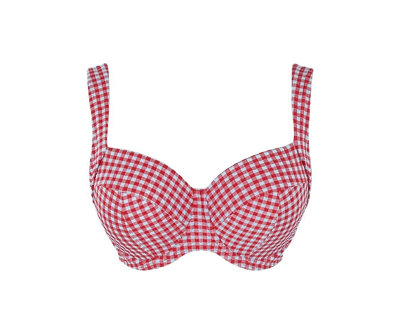 Panache Lingerie Women's Gingham Olivia Underwire Balcony Swim Bra