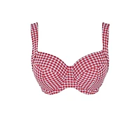 Panache Lingerie Women's Gingham Olivia Underwire Balcony Swim Bra
