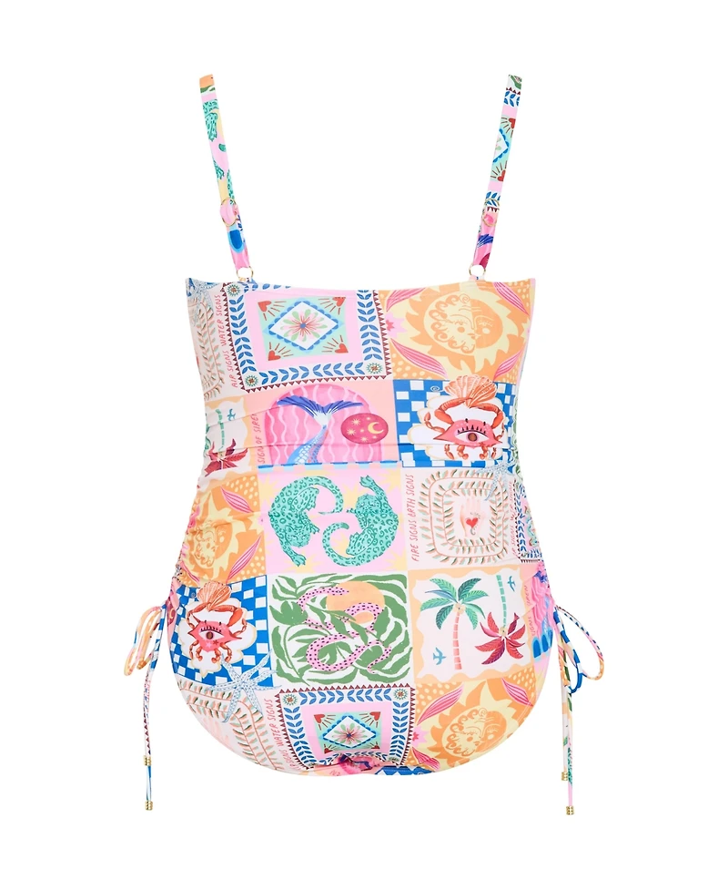City Chic Women's Positano Print 1 Piece