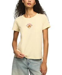 Lucky Brand Women's Crewneck Embroidered T-Shirt