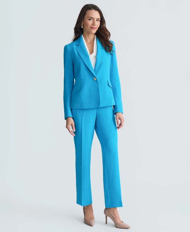 Kasper Women's Notched-Collar One-Button Jacket