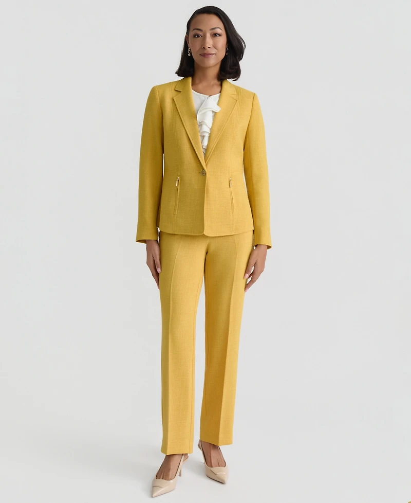 Kasper Women's Notch Collar One-Button Blazer