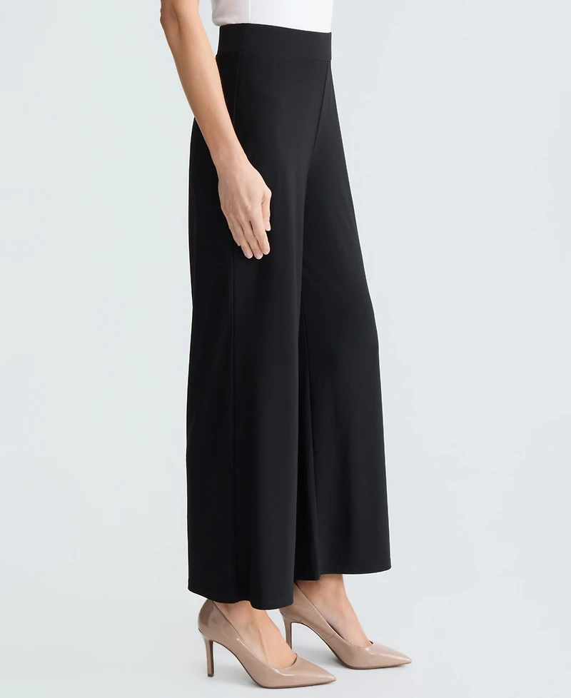 Kasper Women's Pull-On Wide-Leg Pants