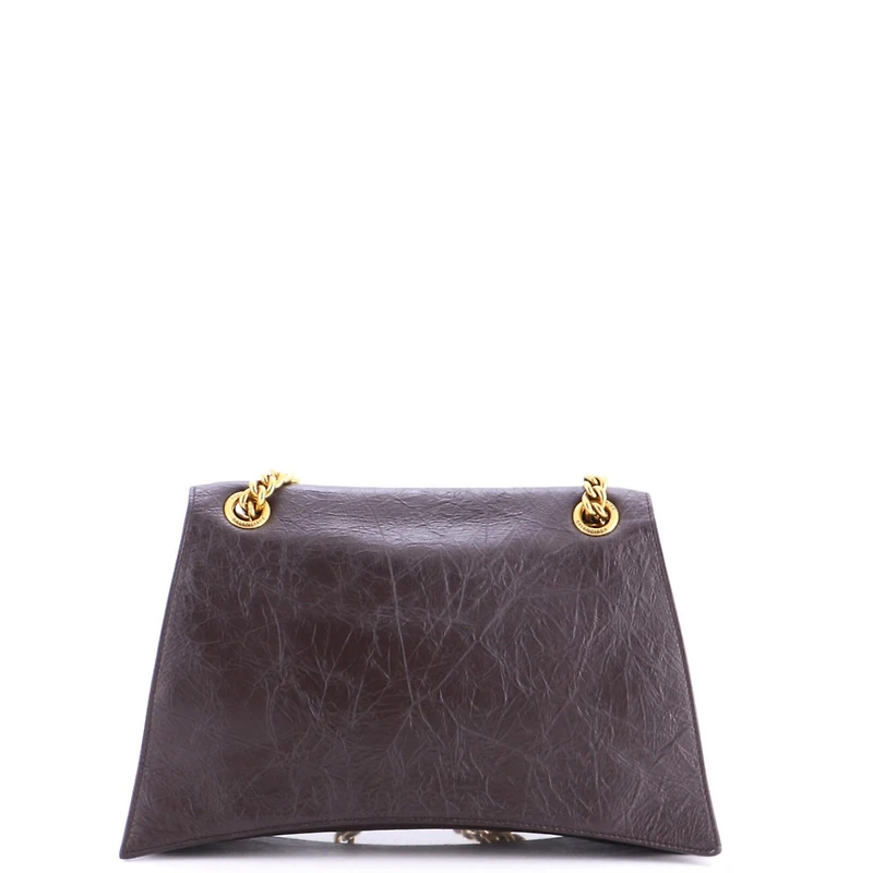 Pre-Owned Balenciaga Crush Chain Flap Bag Leather
