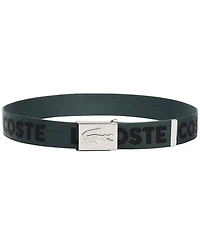 Lacoste Men's Jacquard Webbing Casual Belt