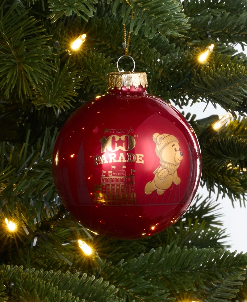 Macy's 100th Thanksgiving Day Parade Billie Brightpaw Bear Ornament, Macy's Exclusive