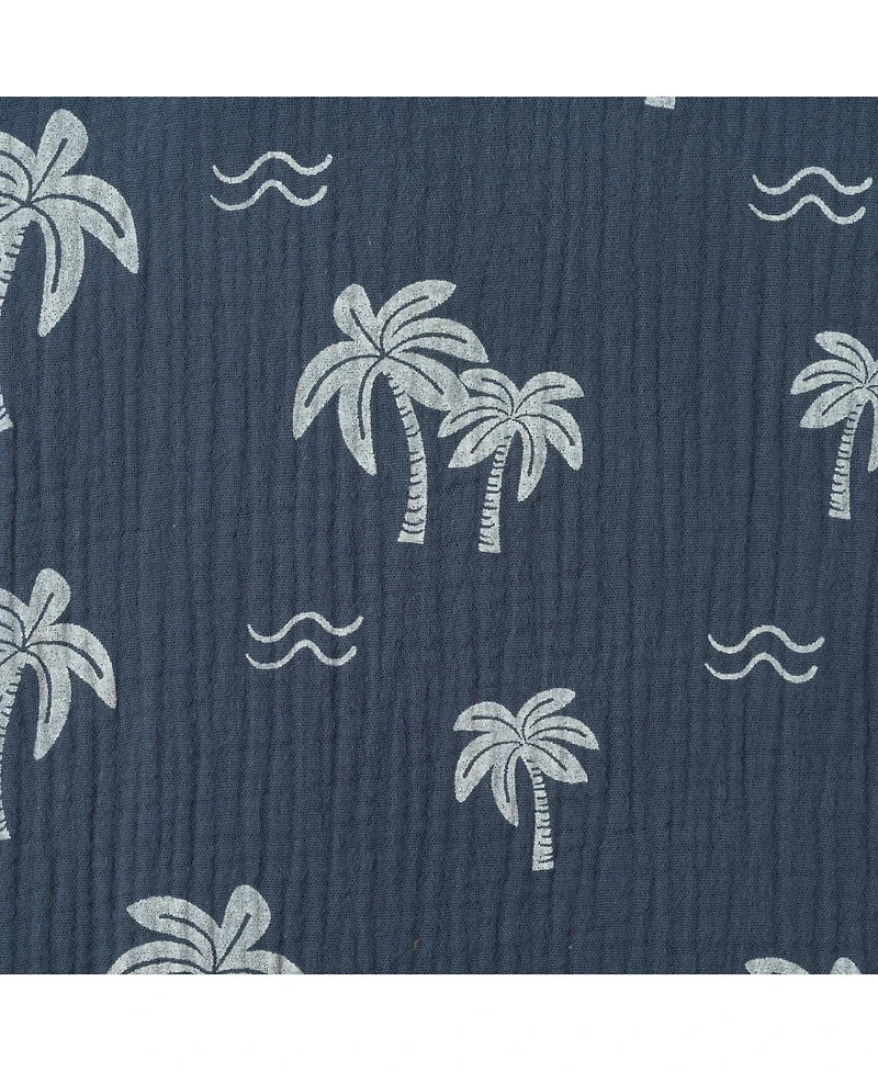 Andy & Evan Toddler Boys Little/Big Tropical Palm Tree Gauze Set