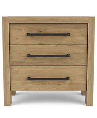 Davie 3-Pc. Queen Storage Bedroom Set (Upholstered Bed