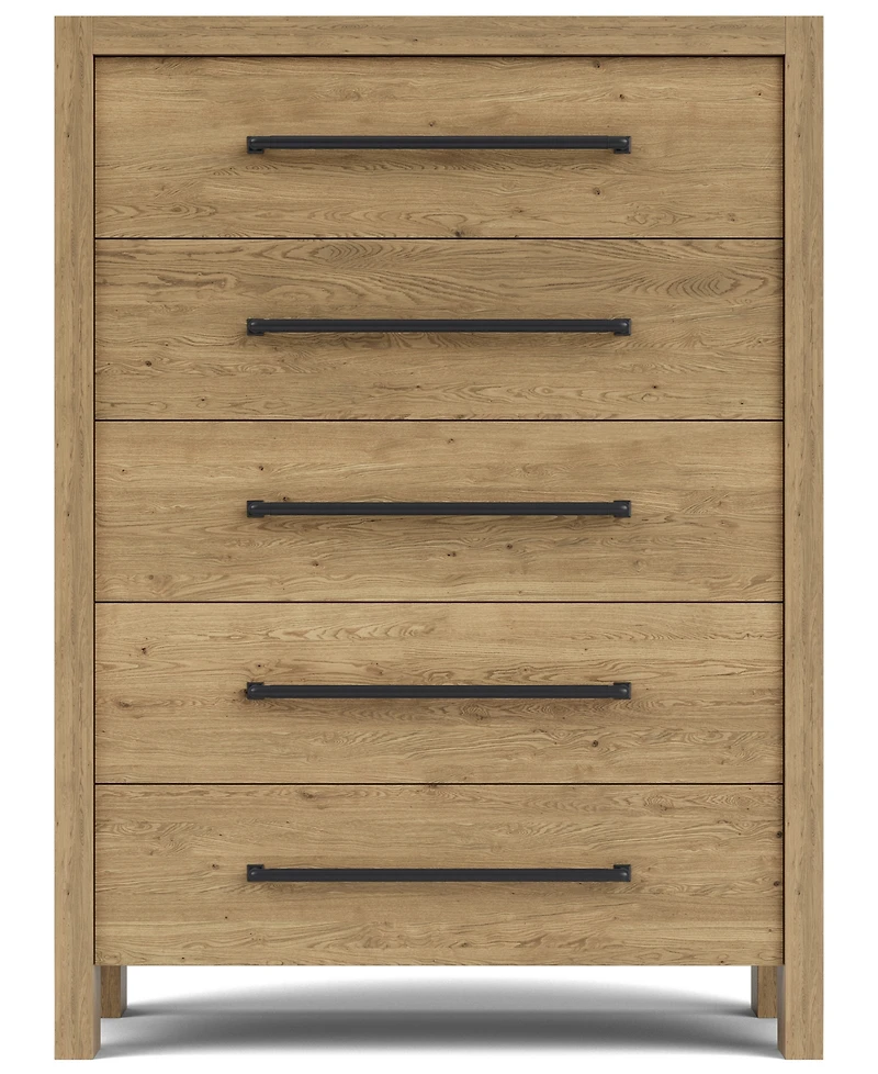 Davie 3-Pc. King Storage Bedroom Set (Panel Bed, Chest & 3-Drawer Nightstand)