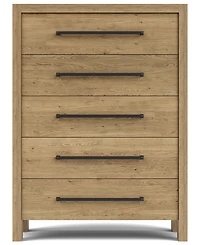 Davie 3-Pc. King Storage Bedroom Set (Panel Bed, Chest & 3-Drawer Nightstand)