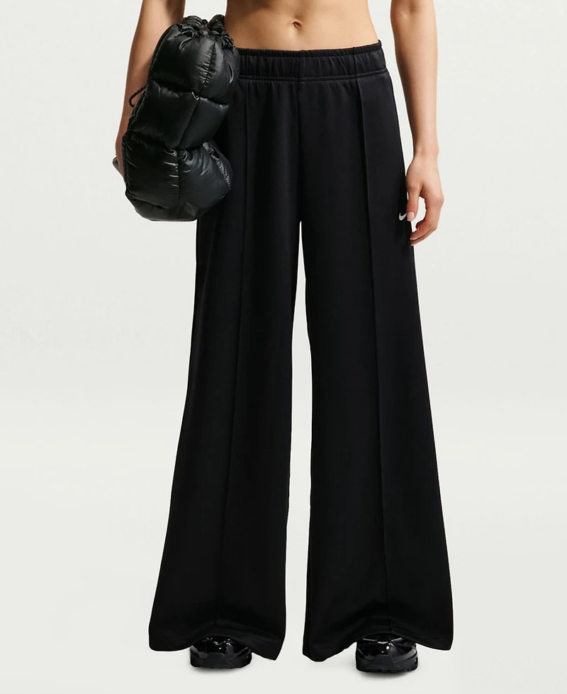 Nike Women's Sportswear Mid-Rise Wide-Leg Track Pants