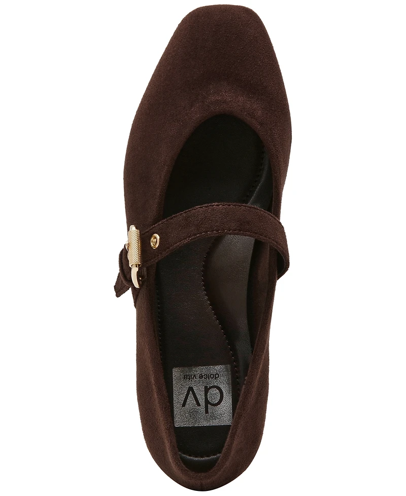 Dv Dolce Vita Women's Mulaney Buckle Mary Jane Flats