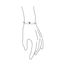 Bling Jewelry Fashionable Medical Identification Blank Medical Id Bracelet Stainless Steel
