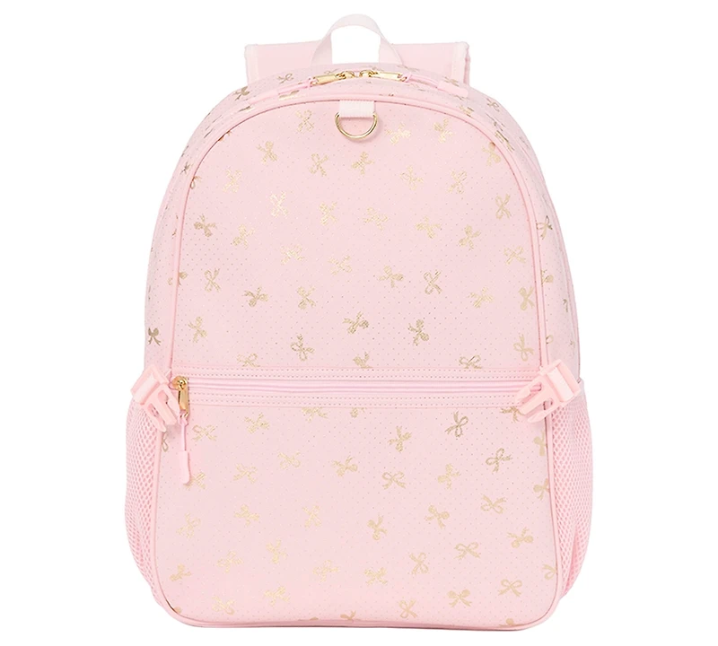 Rainbow Sugar Girls' Bow Lunch Box, Backpack with Matching Headphone, 3-Piece Set