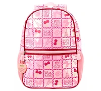 Rainbow Sugar Girls' Backpack, Calculator and Strawberry Shaped Lunch Box, 3-Piece Set