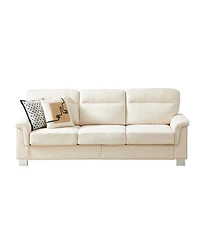 Streamdale Furniture 82" Modern Snowfleece 3-Seater Sofa
