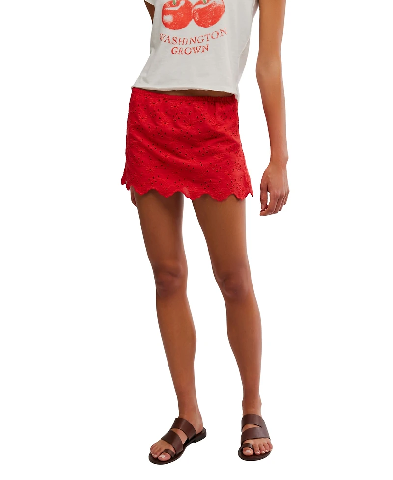 Free People Women's Cotton Eyes On You Skort