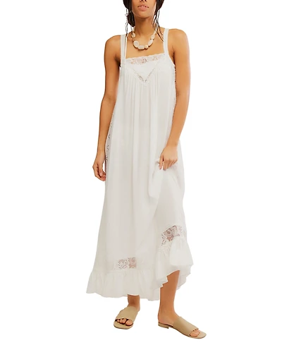 Free People Women's Viscose Kiss Me Later Slip Dress