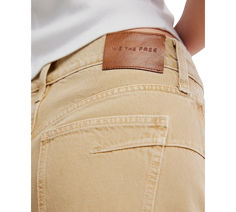 Free People Women's Cotton Fable Twisted Seam Jeans