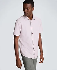 Kenneth Cole Men's Short-Sleeve Button-Front Shirt
