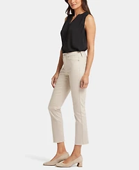 Nydj Women's Sheri Slim Ankle Jeans with Frayed Hems