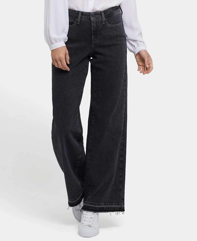 Nydj Women's Teresa Wide-Leg Jeans with Released Hems