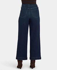 Nydj Women's Teresa High-Rise Wide-Leg Ankle Jeans