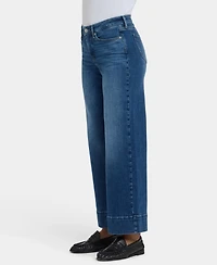 Nydj Women's Teresa Wide-Leg Ankle Jeans with Wide Hems