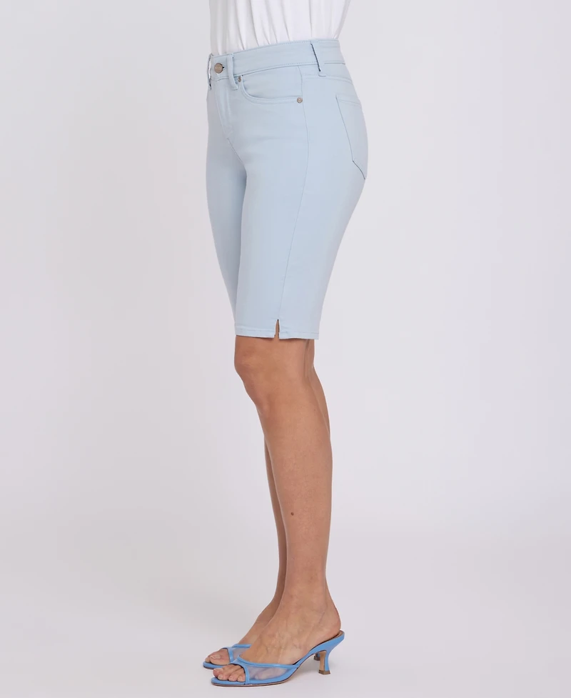 Nydj Women's Briella Jean Shorts with Side Slits