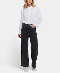 Nydj Women's Teresa Wide-Leg Jeans with Released Hems