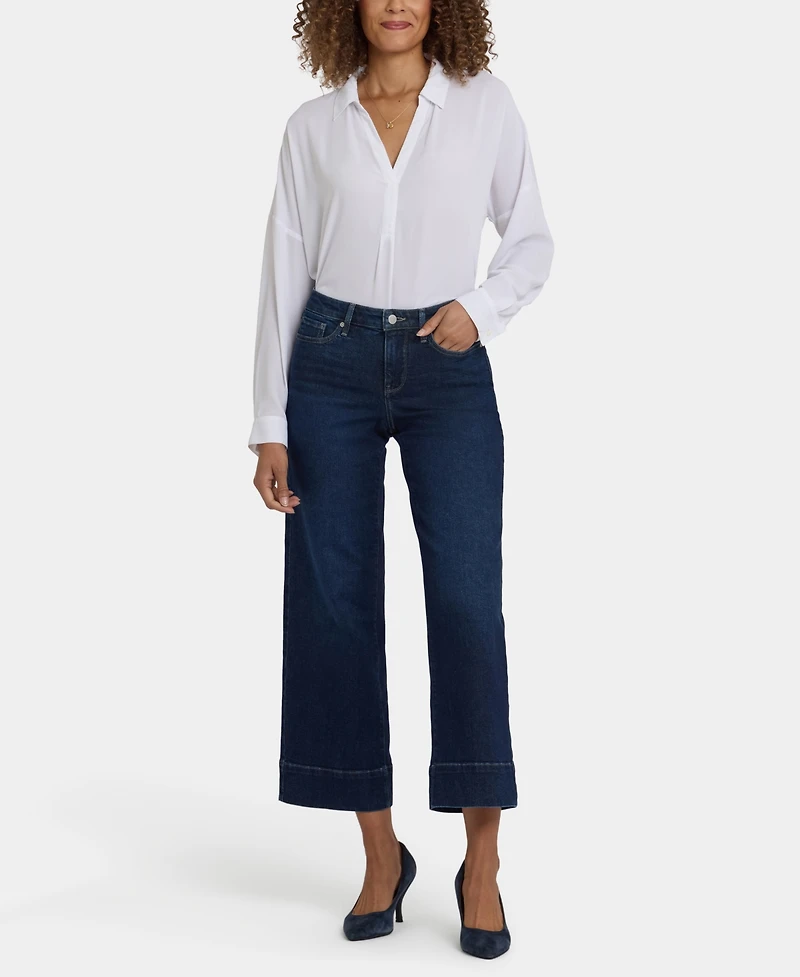 Nydj Women's Teresa Wide-Leg Ankle Jeans