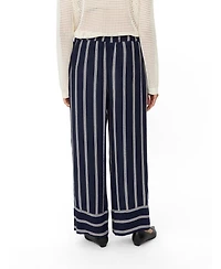 Masai Copenhagen Women's MaPattys Striped Wide Leg Trousers