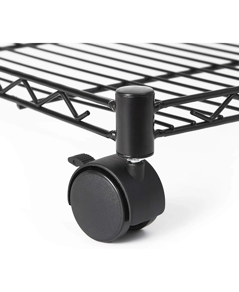 DormCo Suprima Rolling Underbed Square Shelf