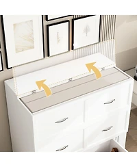 Homsee Modern Folding Bed - Metal Handles | Living Room Sleeper