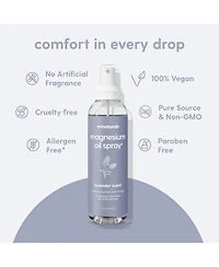 M3 Naturals Lavender Magnesium Oil Spray | Muscle and Sleep Support | Chamomile and Plant Extracts | 12 fl oz