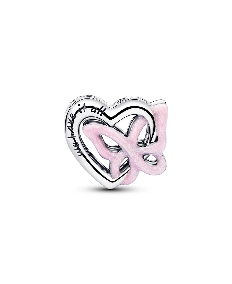 Pandora Entwined Heart Butterfly Charm